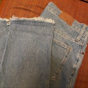 Madewell perfect vintage crop jeans